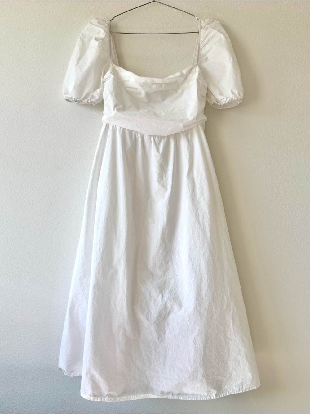 Cinq a Sept Puff Sleeve Midi Dress